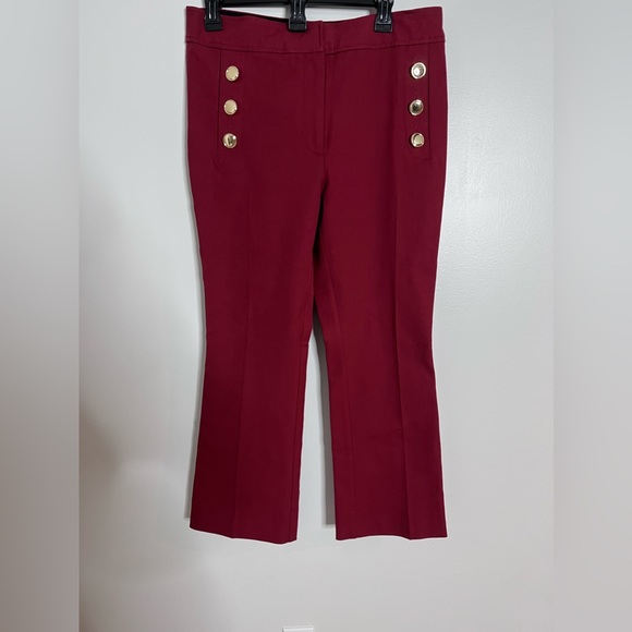 Derek Lam 10 Crosby Robyn Merlot Pant - Picture 3 of 5
